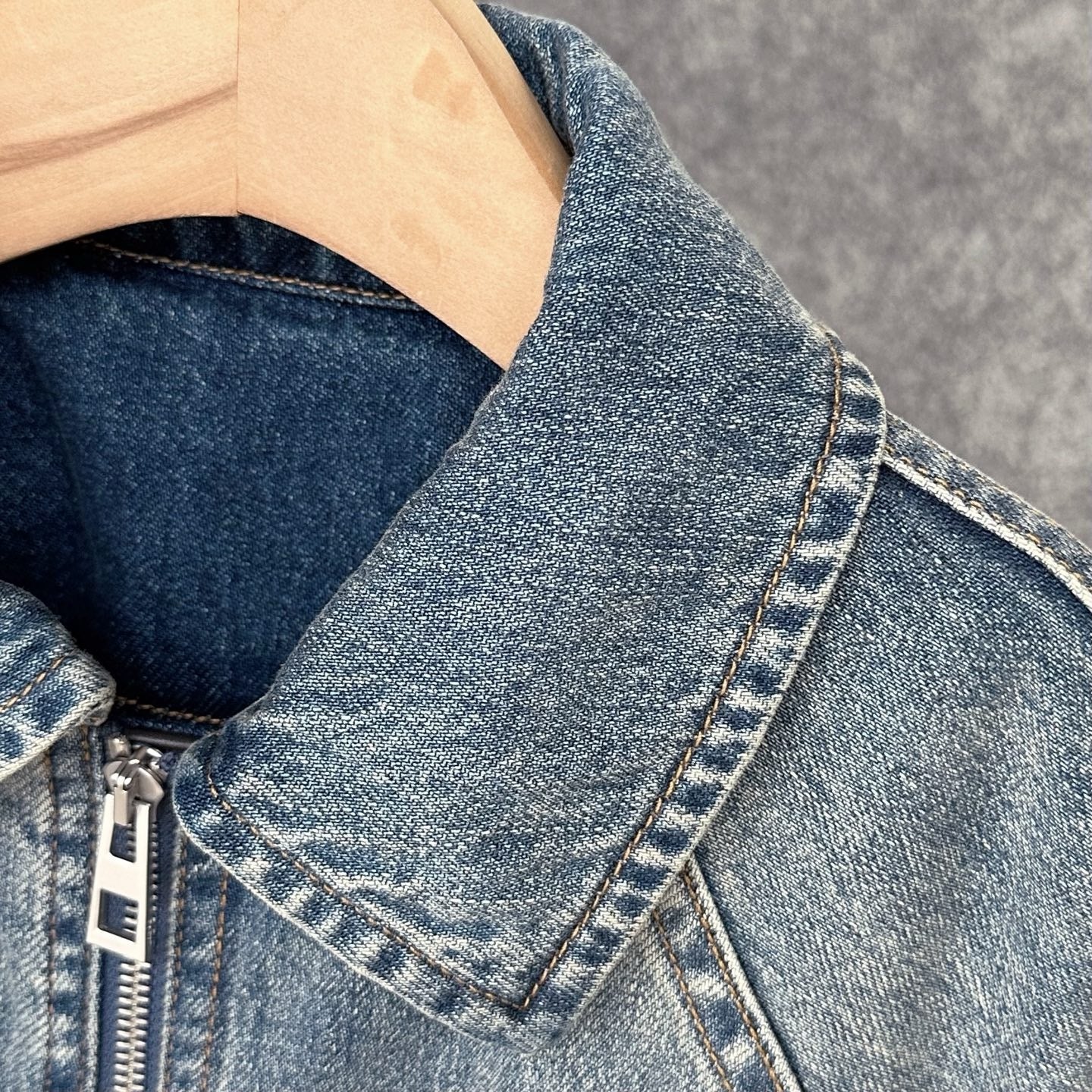 Loewe Balloon Denim Jacket, Size 32/34/36/38