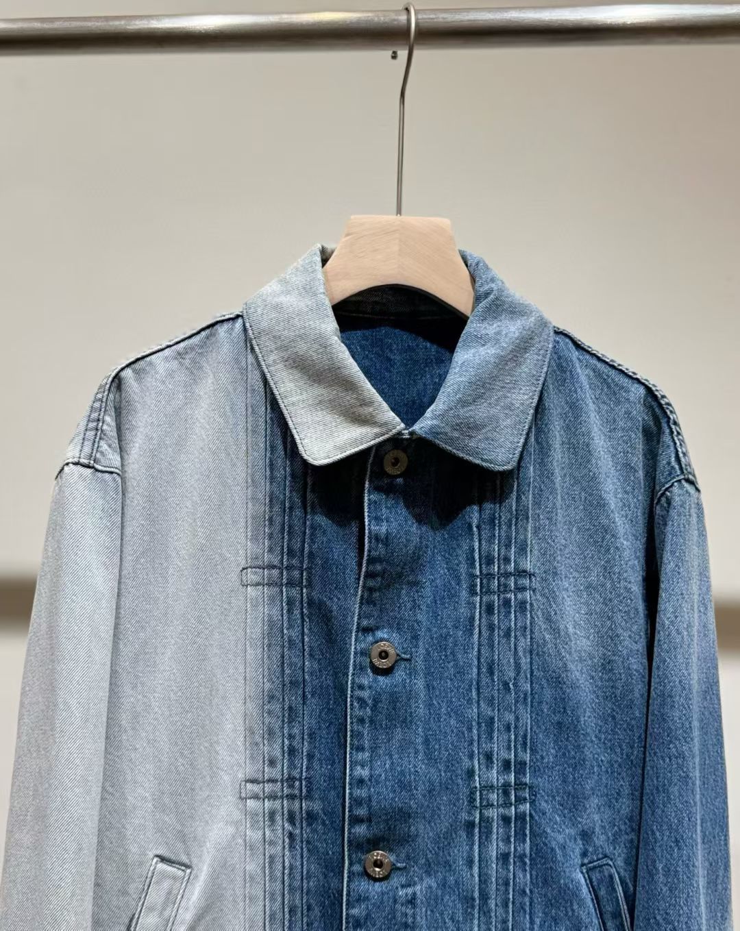 Loewe Degrade Denim Tucker Jacket, Size 44/46/48/50/52