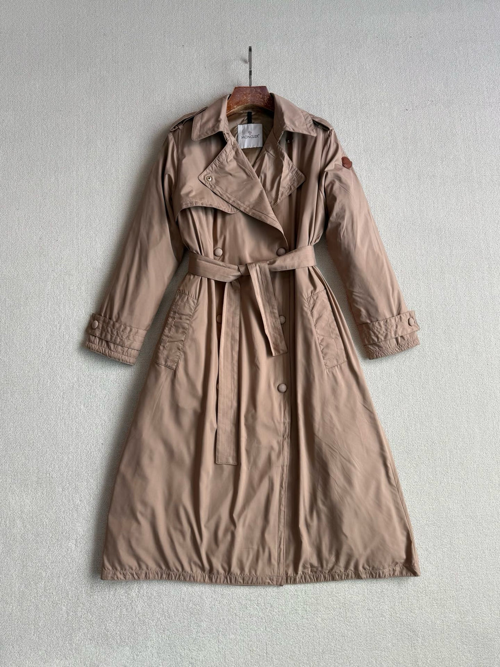 Moncler Barbentane Long Coat, Size 00/0/1