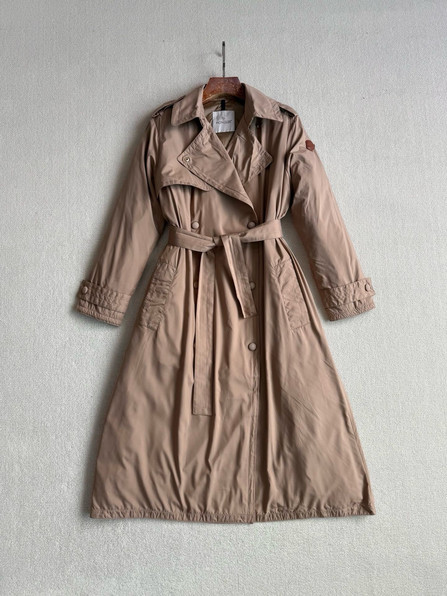 Moncler Barbentane Long Coat, Size 00/0/1