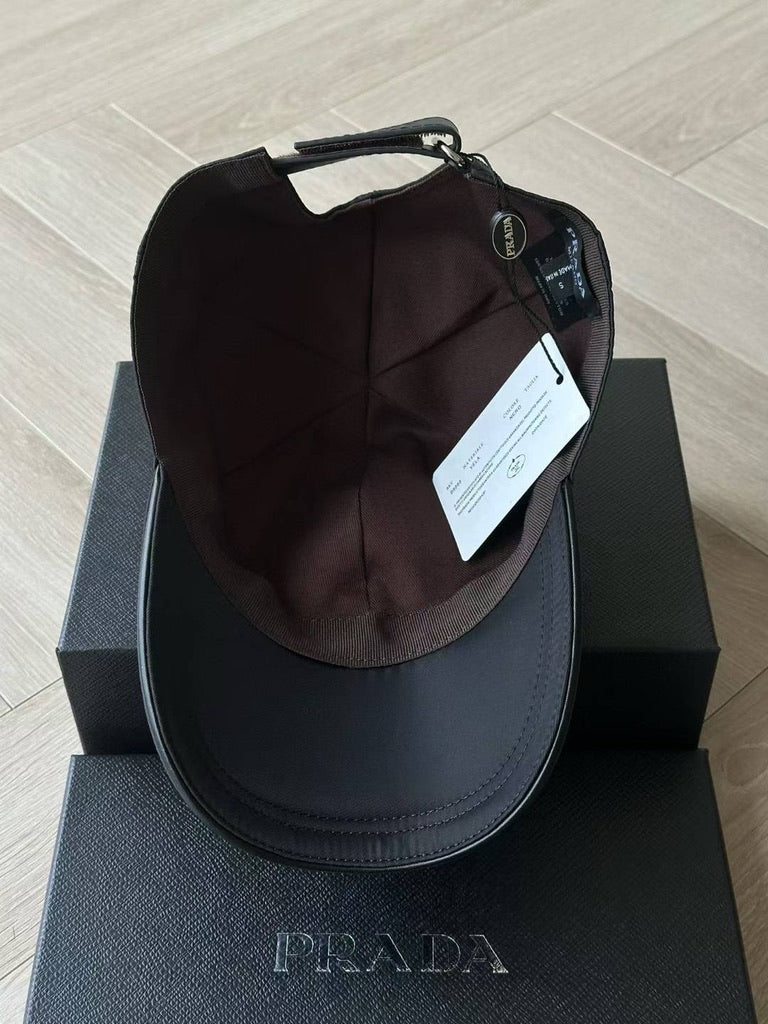 Prada Re-Nylon Baseball Cap, Size M