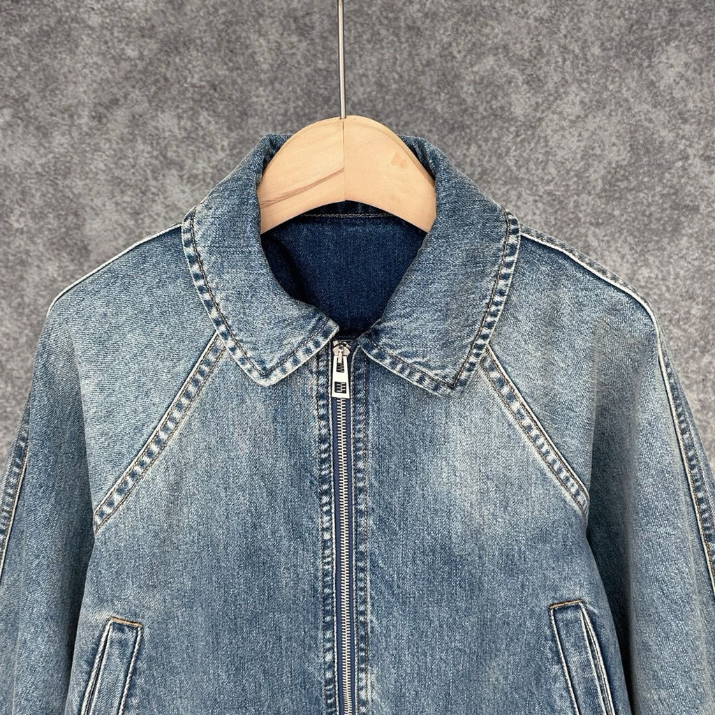 Loewe Balloon Denim Jacket, Size 32/34/36/38