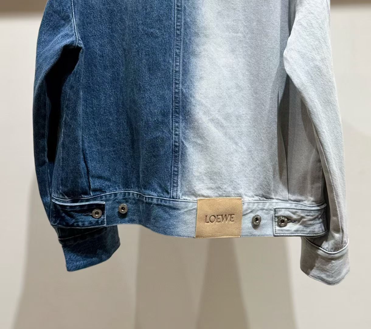 Loewe Degrade Denim Tucker Jacket, Size 44/46/48/50/52