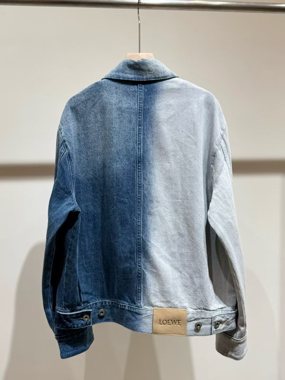 Loewe Degrade Denim Tucker Jacket, Size 44/46/48/50/52