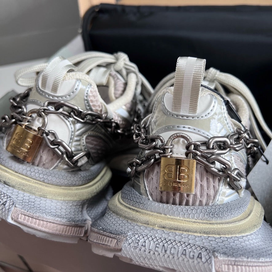 Balenciaga 3XL Chain Sneakers in White, Size 35/36/37/38/39/40/41/42/43/44/45