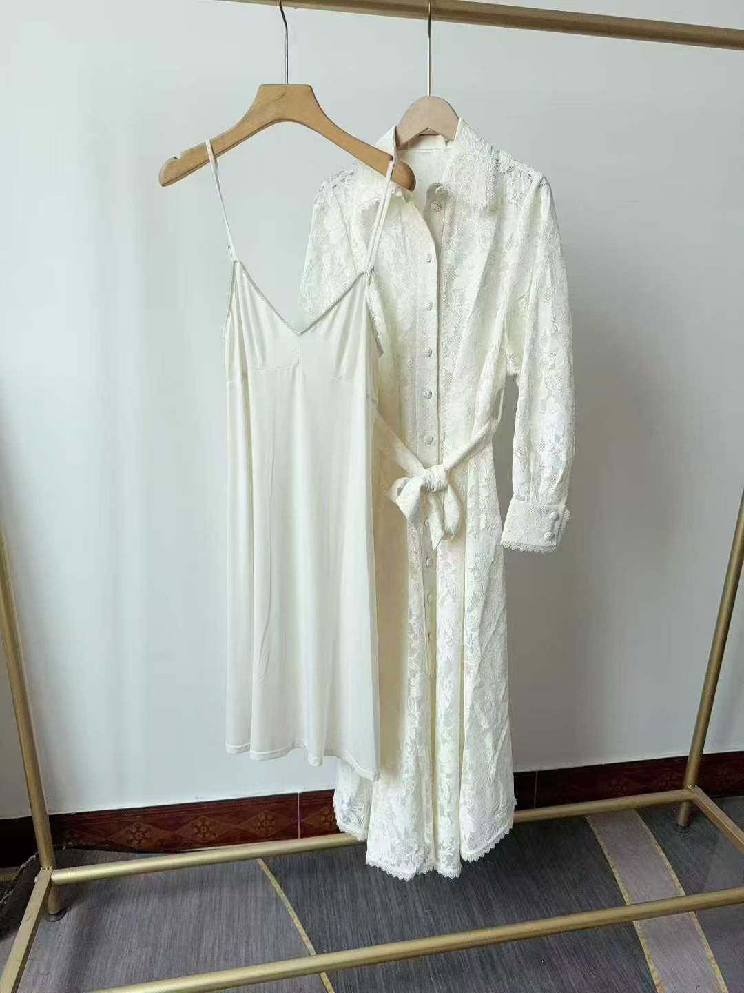 Zimmermann Pleated Lace Midi Dress, Size AU 0P/0/1/2
