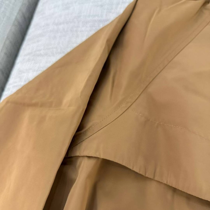 Burberry EKD Zip-Up Lightweight Hooded Parka, Size US 2/4/6/8