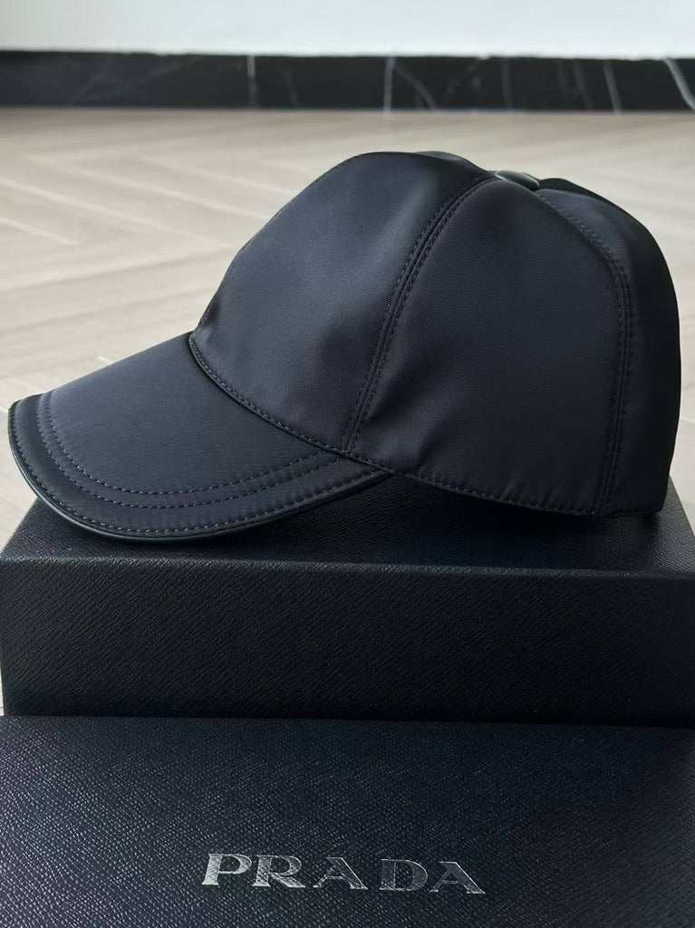 Prada Re-Nylon Baseball Cap, Size M