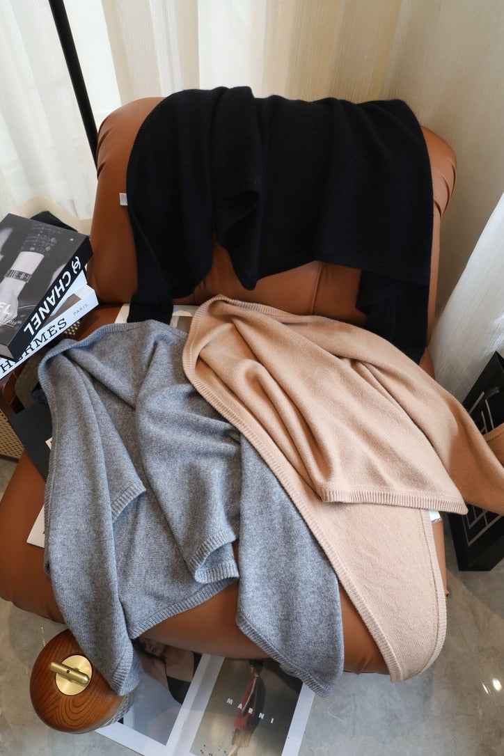 Toteme Scarf in Black/Beige/Gray
