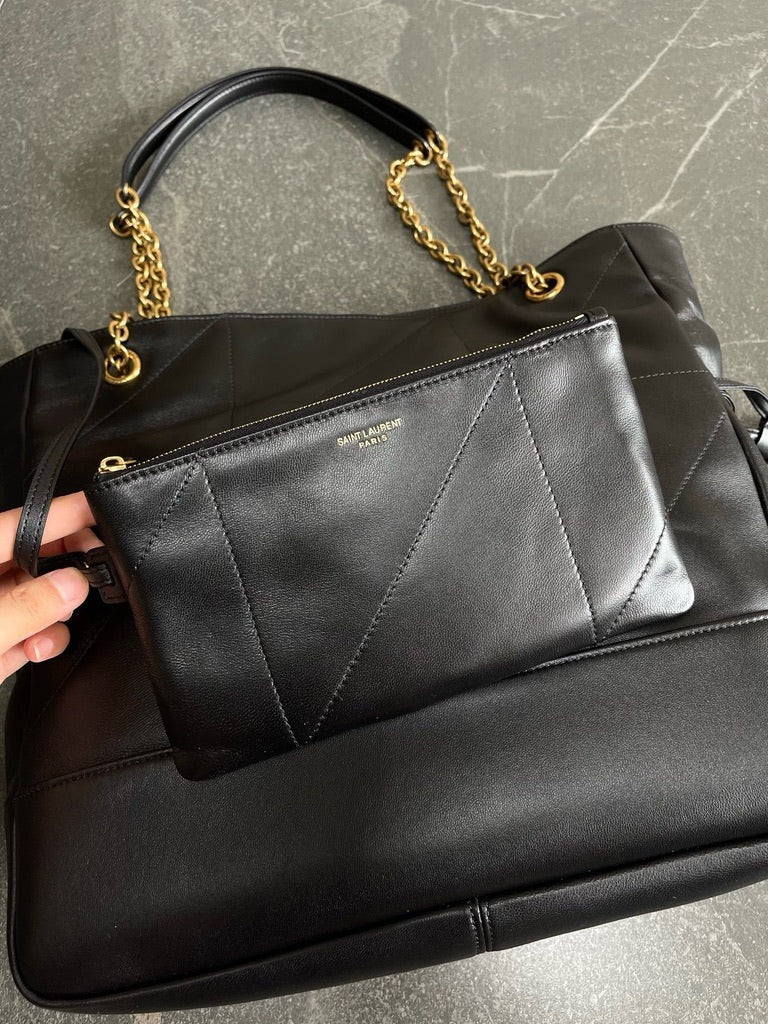 Saint Laurent Jamie Shopping Medium Size Quilted Leather Shoulder Bag