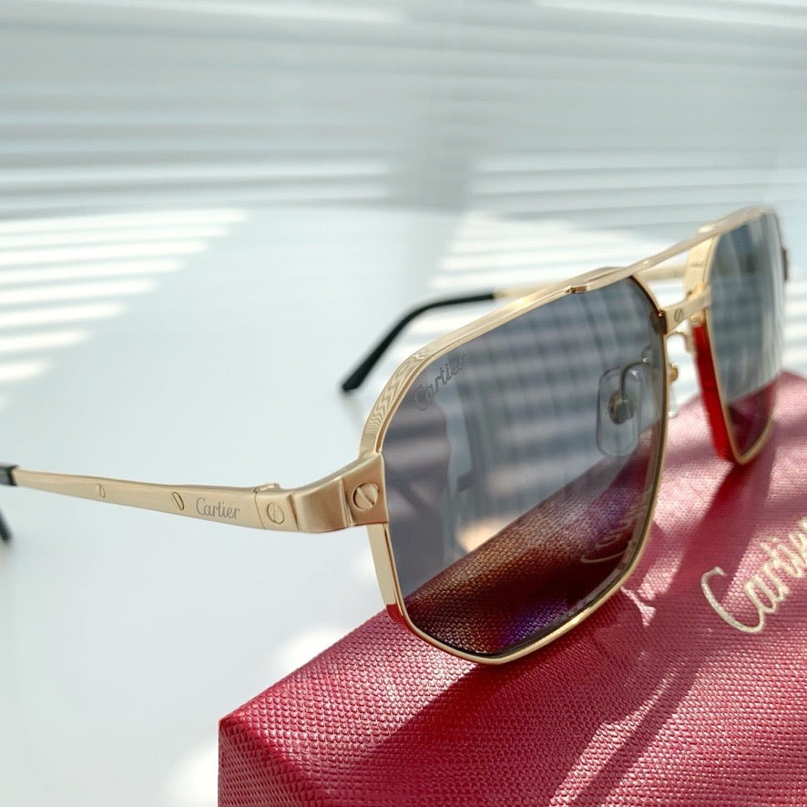 Cartier CT0462S Sunglasses in Blue/Black/Green (60-16-145)