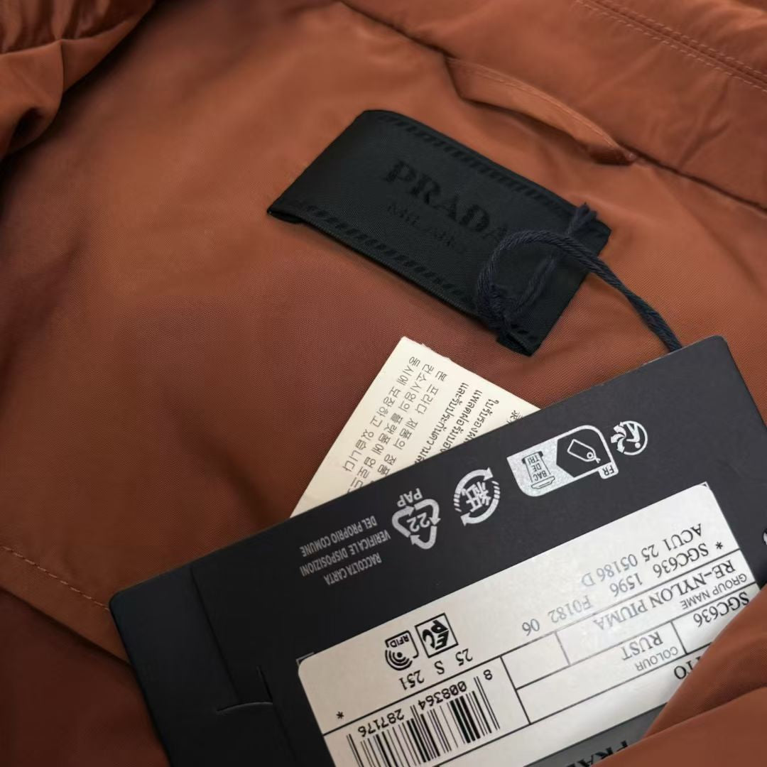 Prada Re-Nylon Jacket in Black/Green/Red, Size S/M/L/XL/XXL