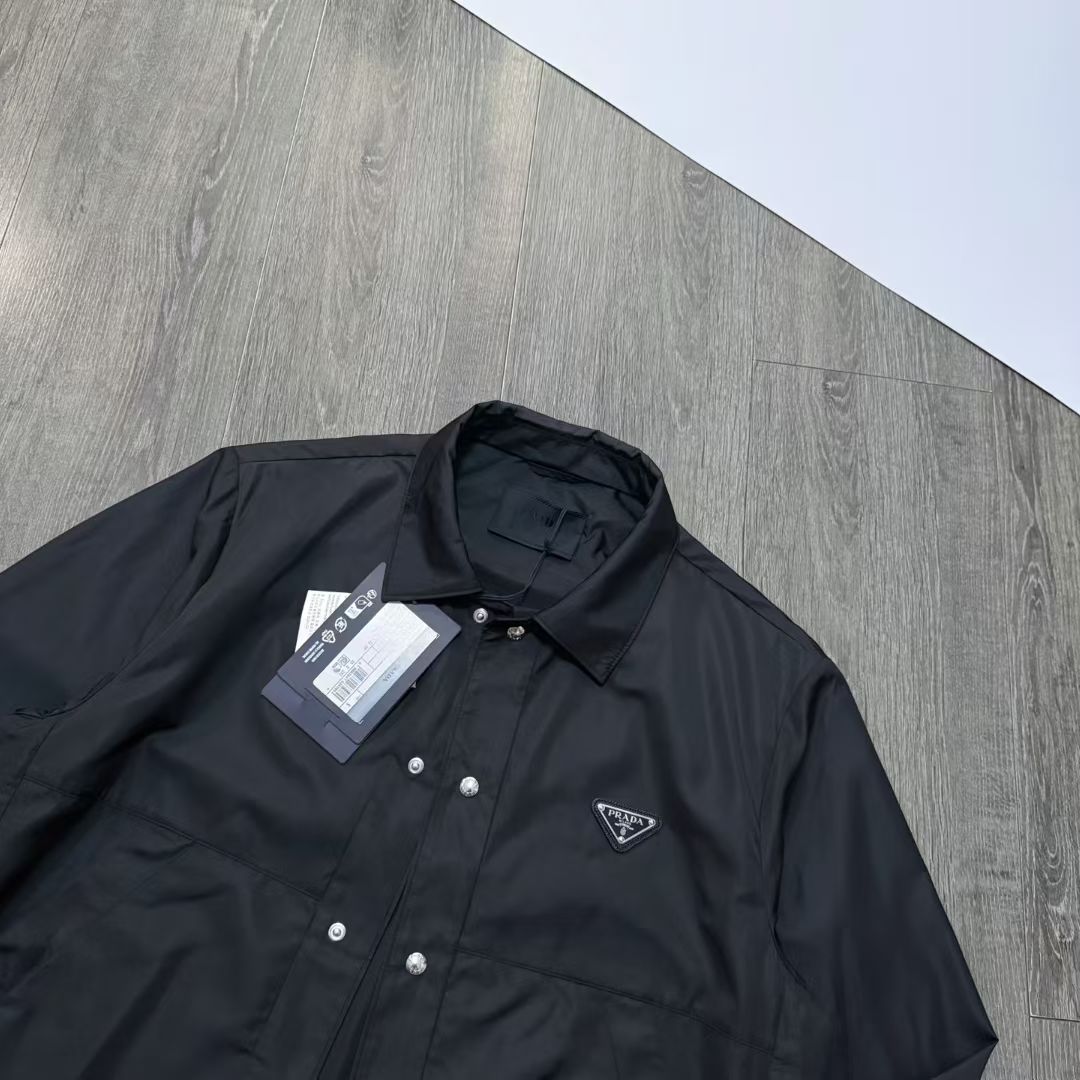 Prada Re-Nylon Jacket in Black/Green/Red, Size S/M/L/XL/XXL