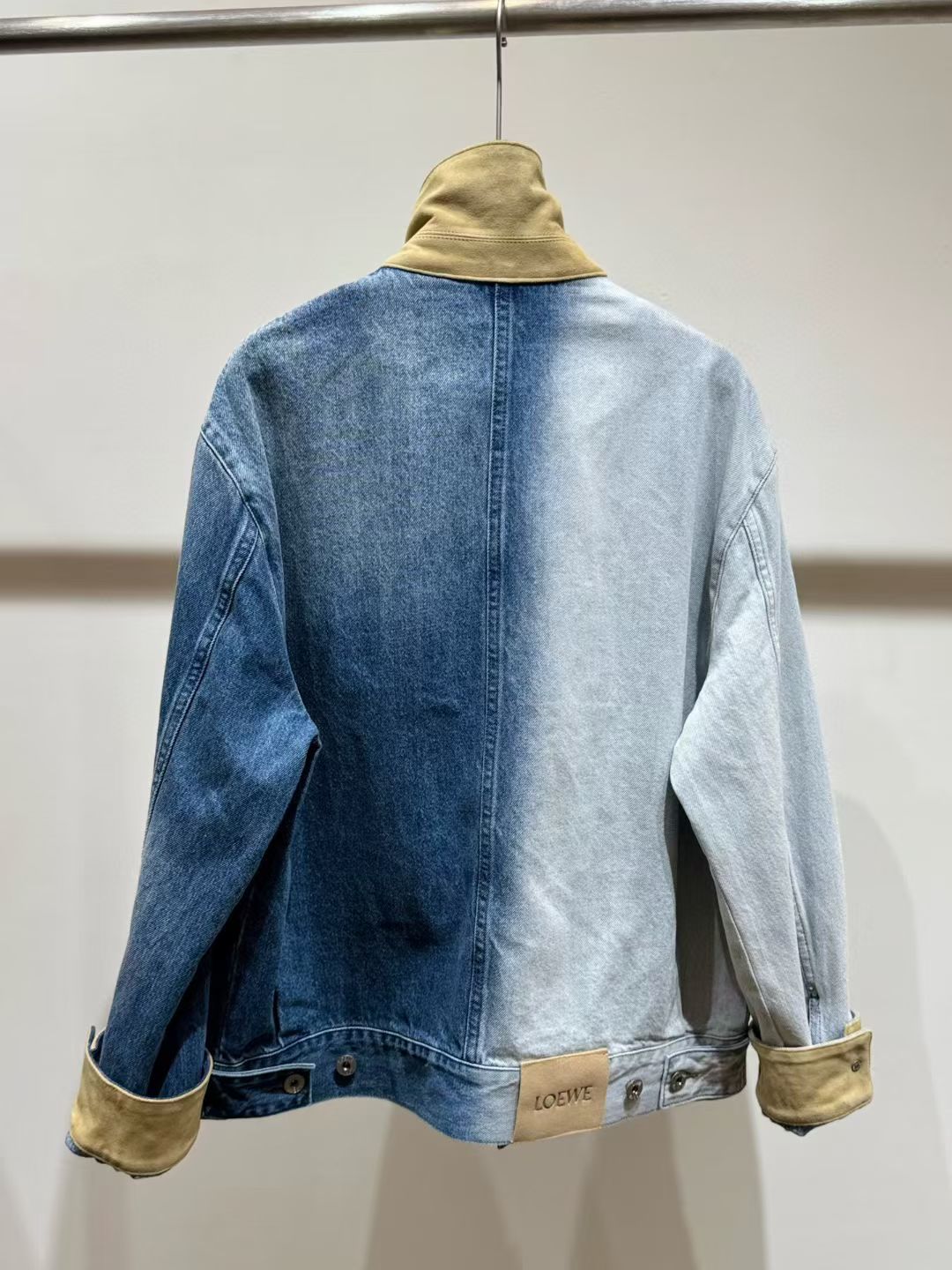 Loewe Degrade Denim Tucker Jacket, Size 44/46/48/50/52