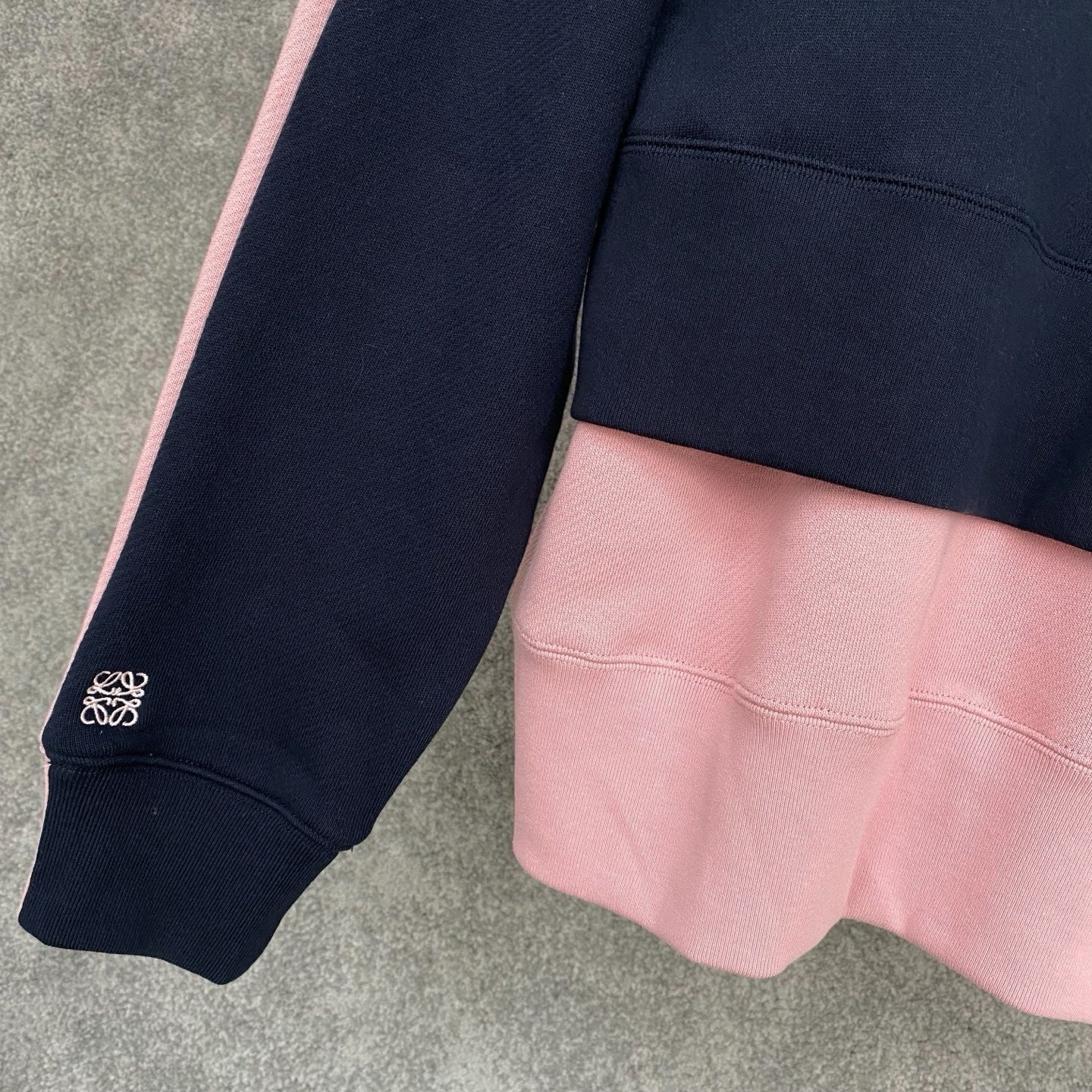 Loewe Hoodie in Pink/Green, Size S/M/L/XL