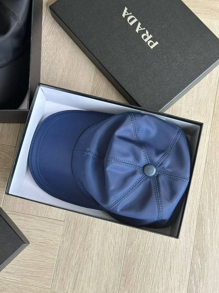 Prada Re-Nylon Baseball Cap, Size M