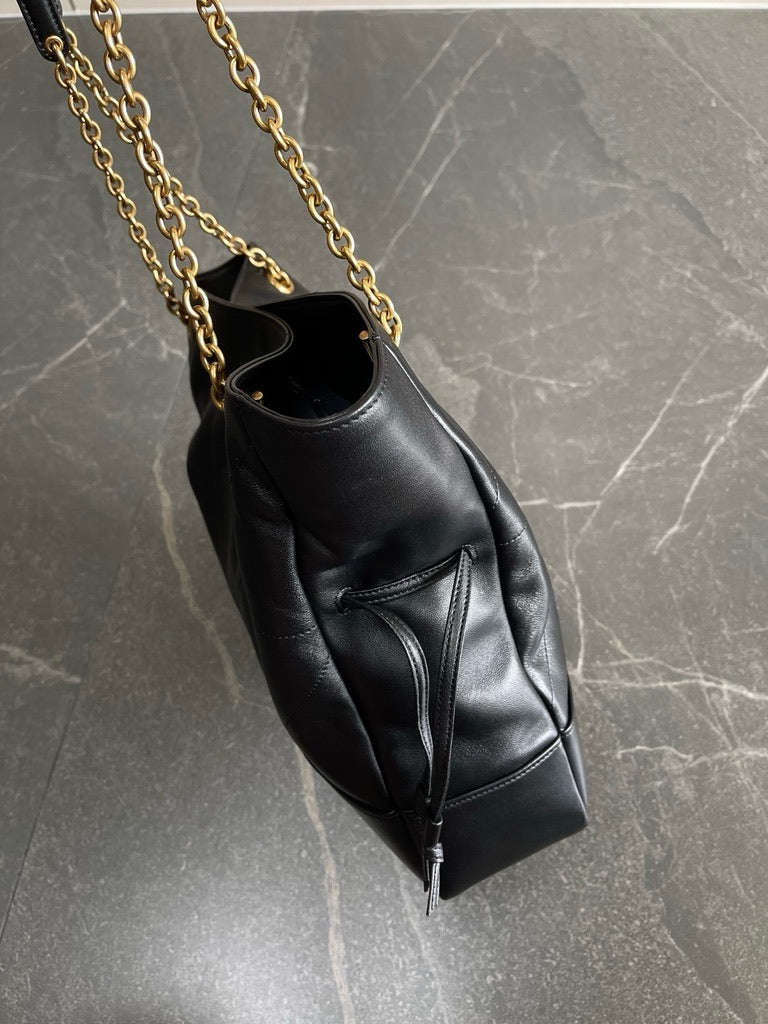 Saint Laurent Jamie Shopping Medium Size Quilted Leather Shoulder Bag