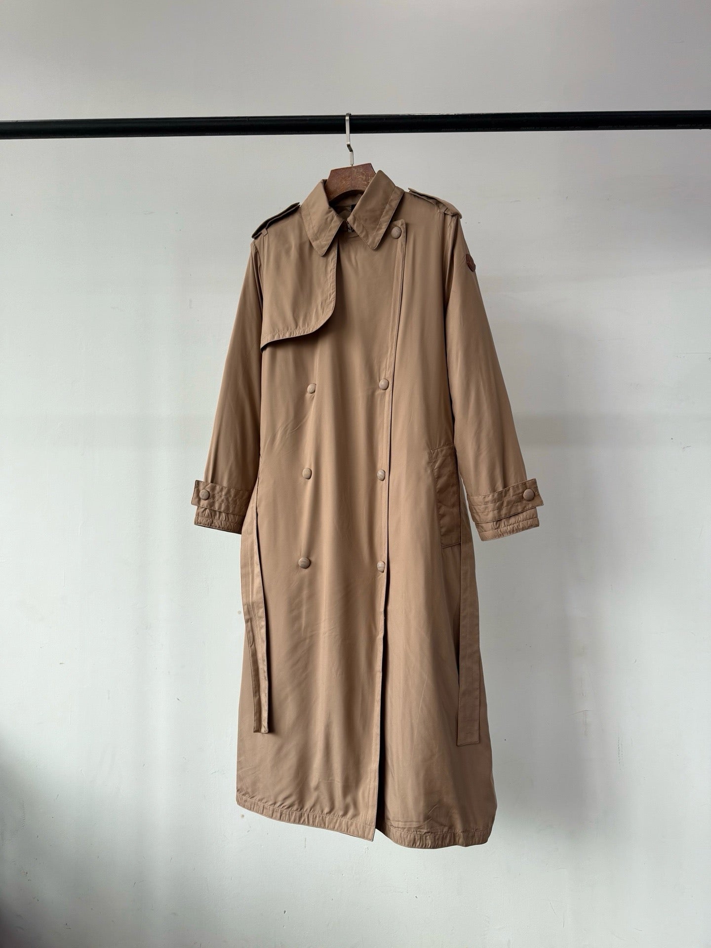 Moncler Barbentane Long Coat, Size 00/0/1
