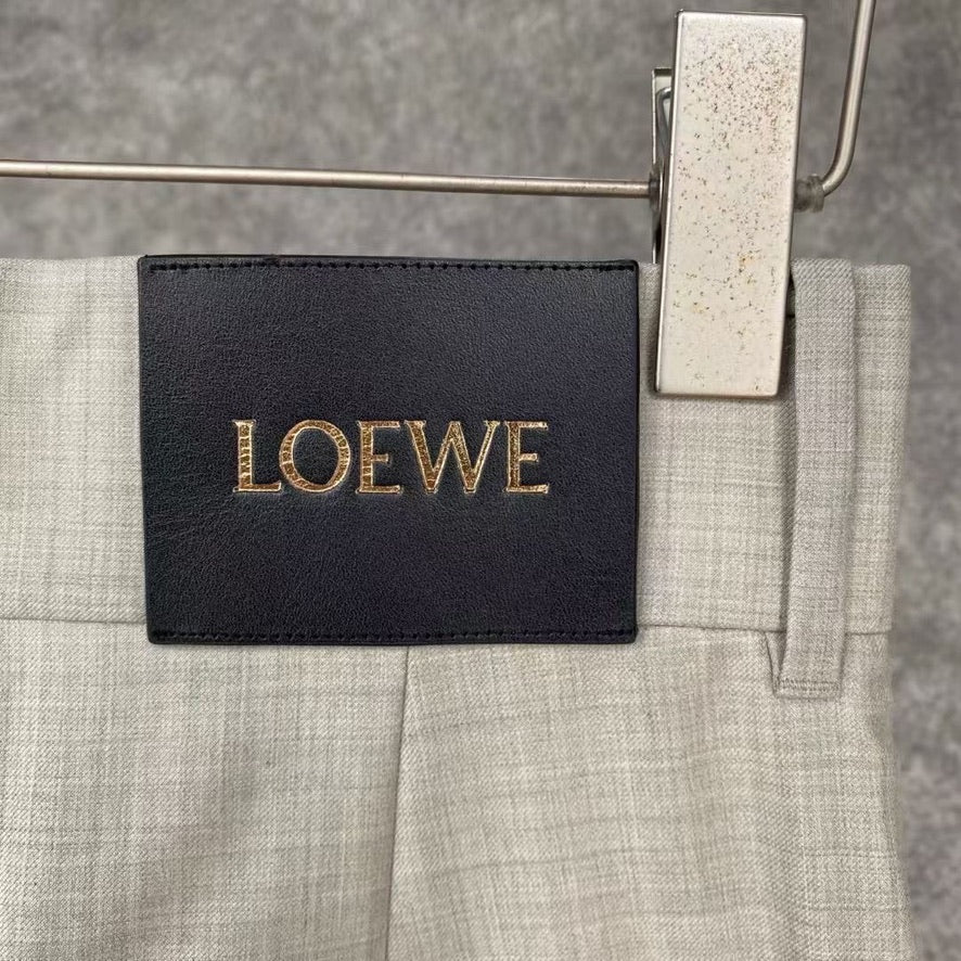 Loewe Wrap Wool Trousers, Size 34/36/38/40