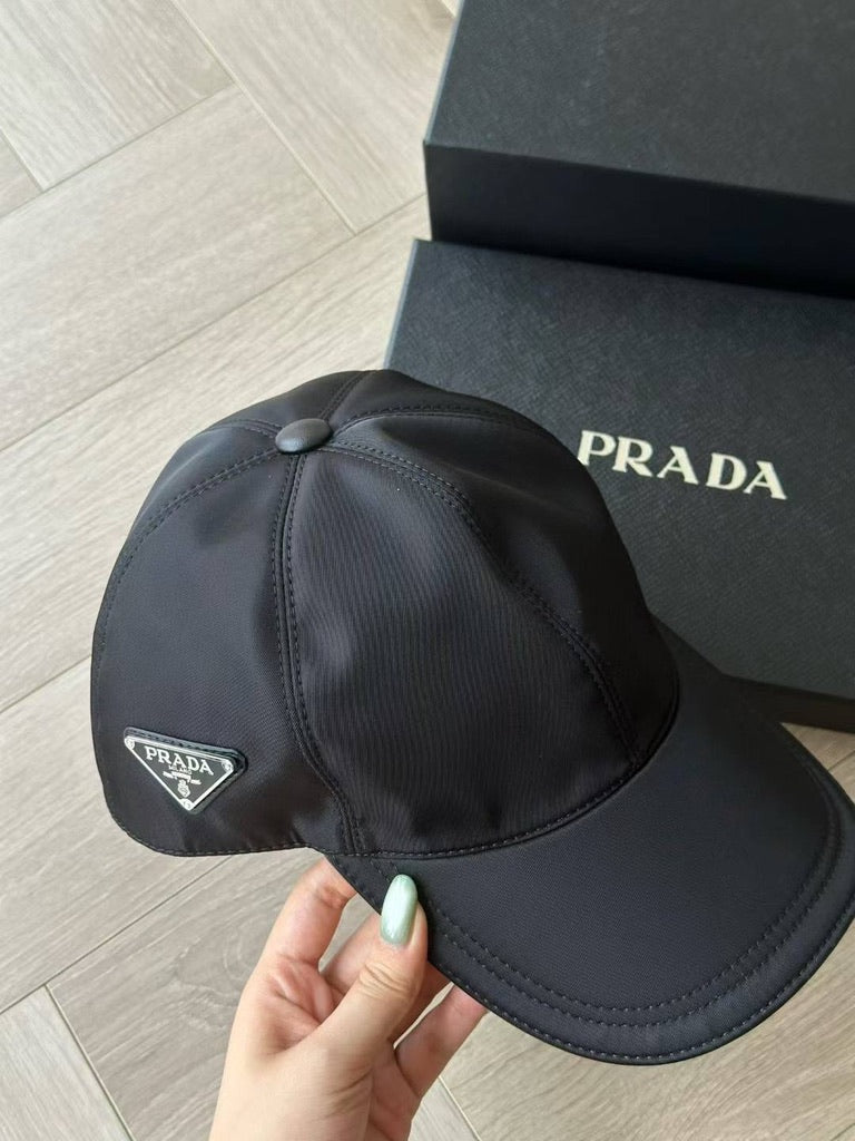 Prada Re-Nylon Baseball Cap, Size M