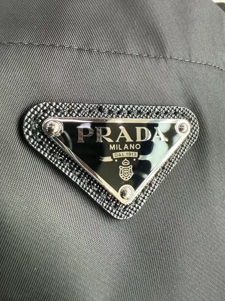 Prada Re-Nylon Short-Sleeved Shirt in Black, Size S/M/L/XL