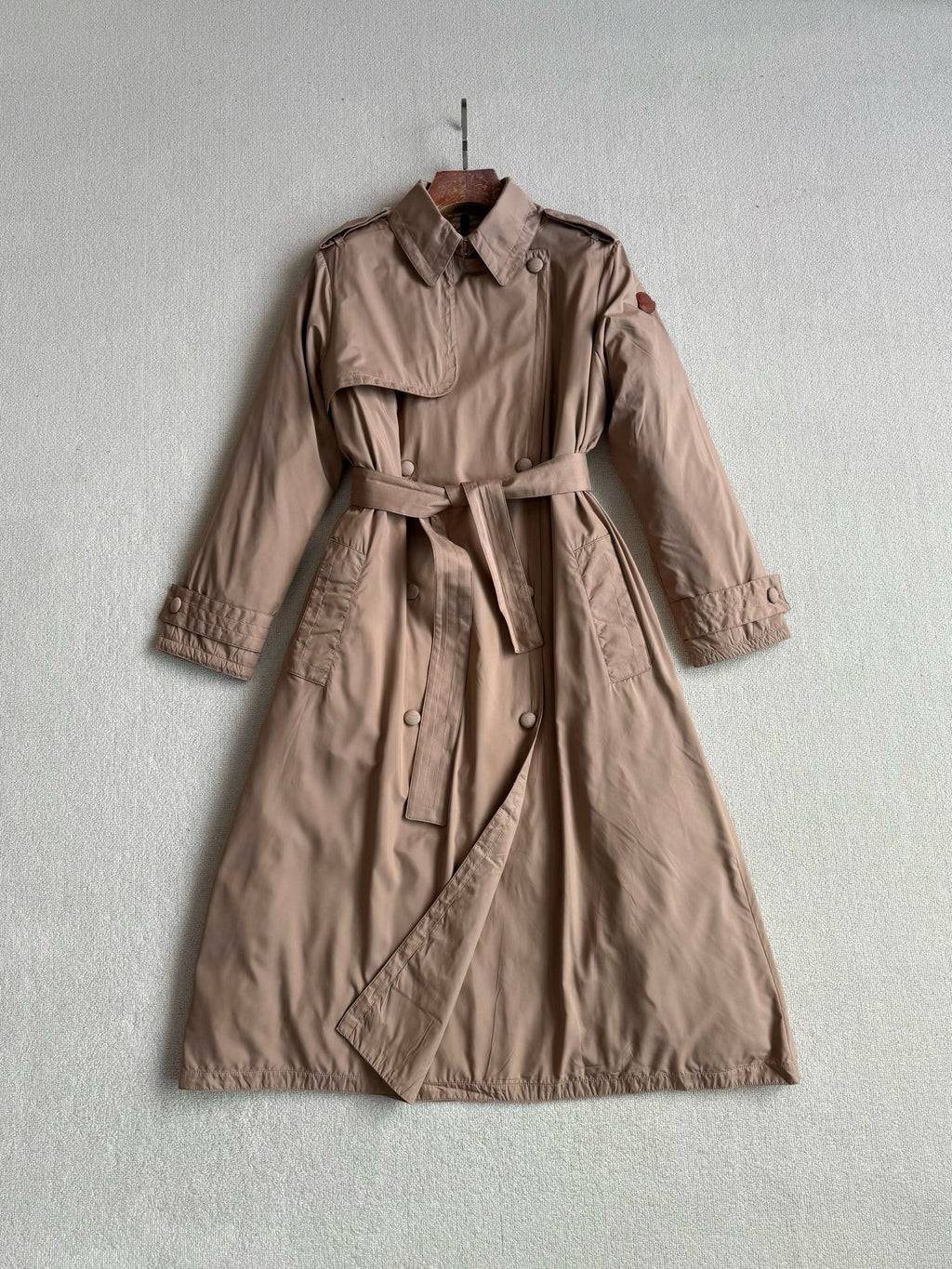 Moncler Barbentane Long Coat, Size 00/0/1