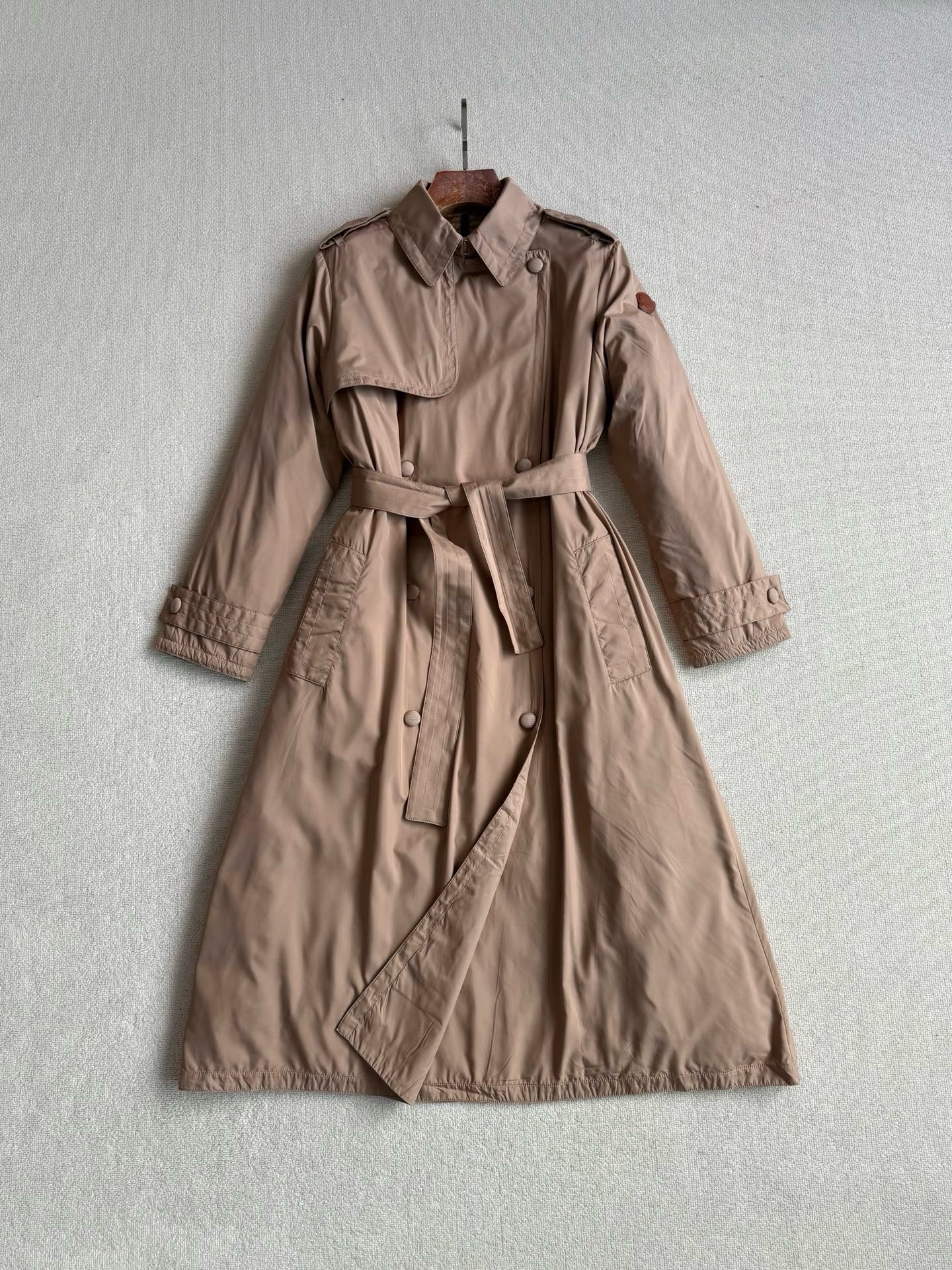 Moncler Barbentane Long Coat, Size 00/0/1