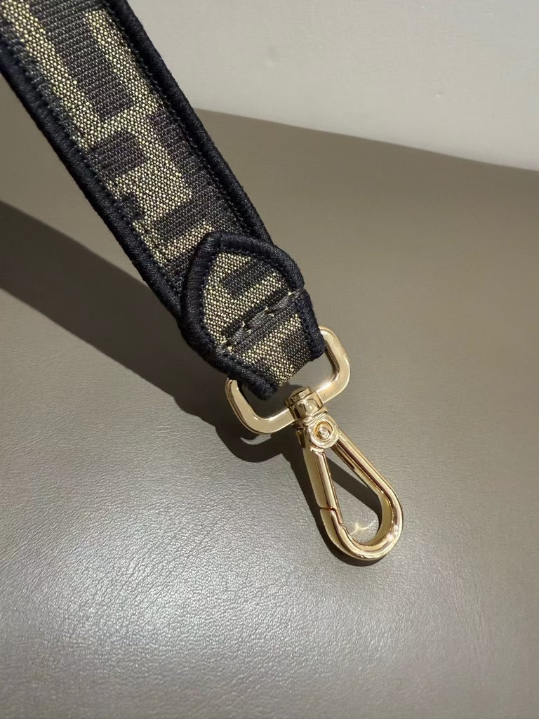 Fendi Medium Size Baguette Fabric Brown