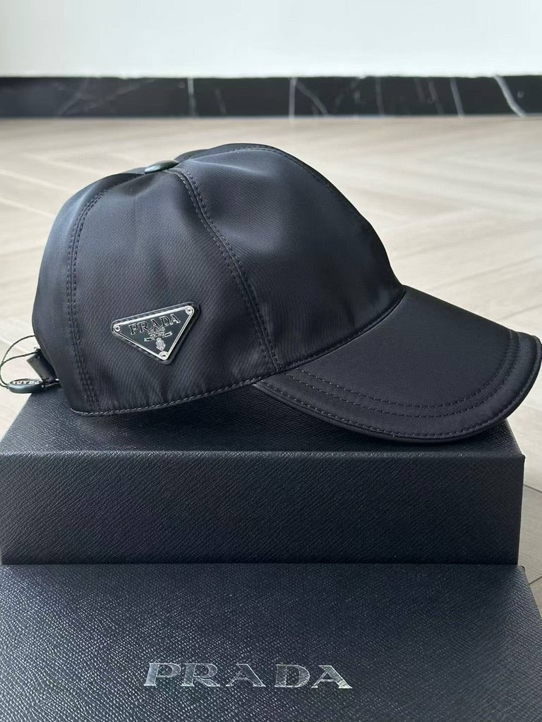 Prada Re-Nylon Baseball Cap, Size M