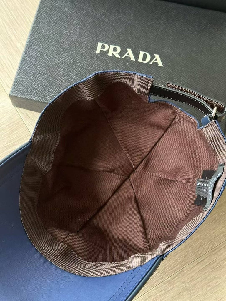 Prada Re-Nylon Baseball Cap, Size M