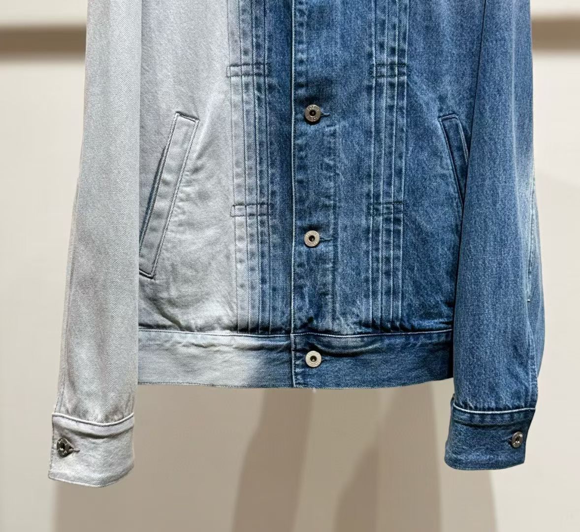 Loewe Degrade Denim Tucker Jacket, Size 44/46/48/50/52