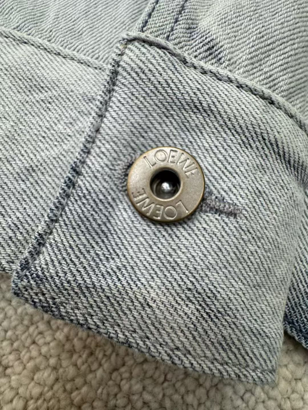 Loewe Degrade Denim Tucker Jacket, Size 44/46/48/50/52