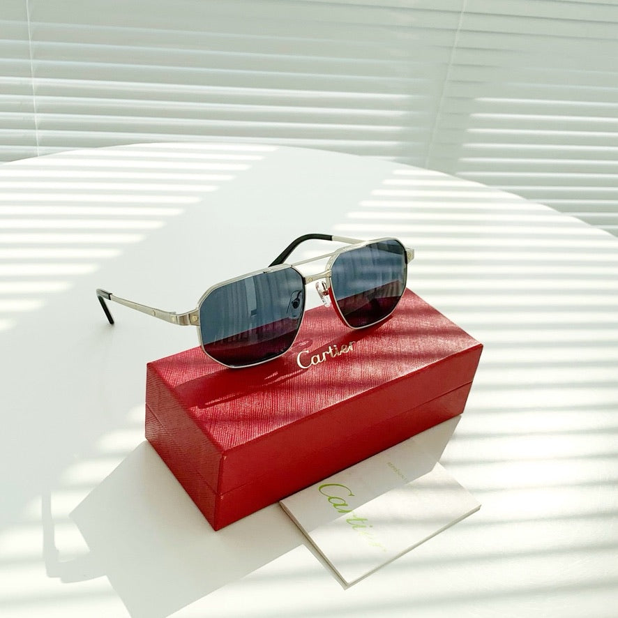 Cartier CT0462S Sunglasses in Blue/Black/Green (60-16-145)