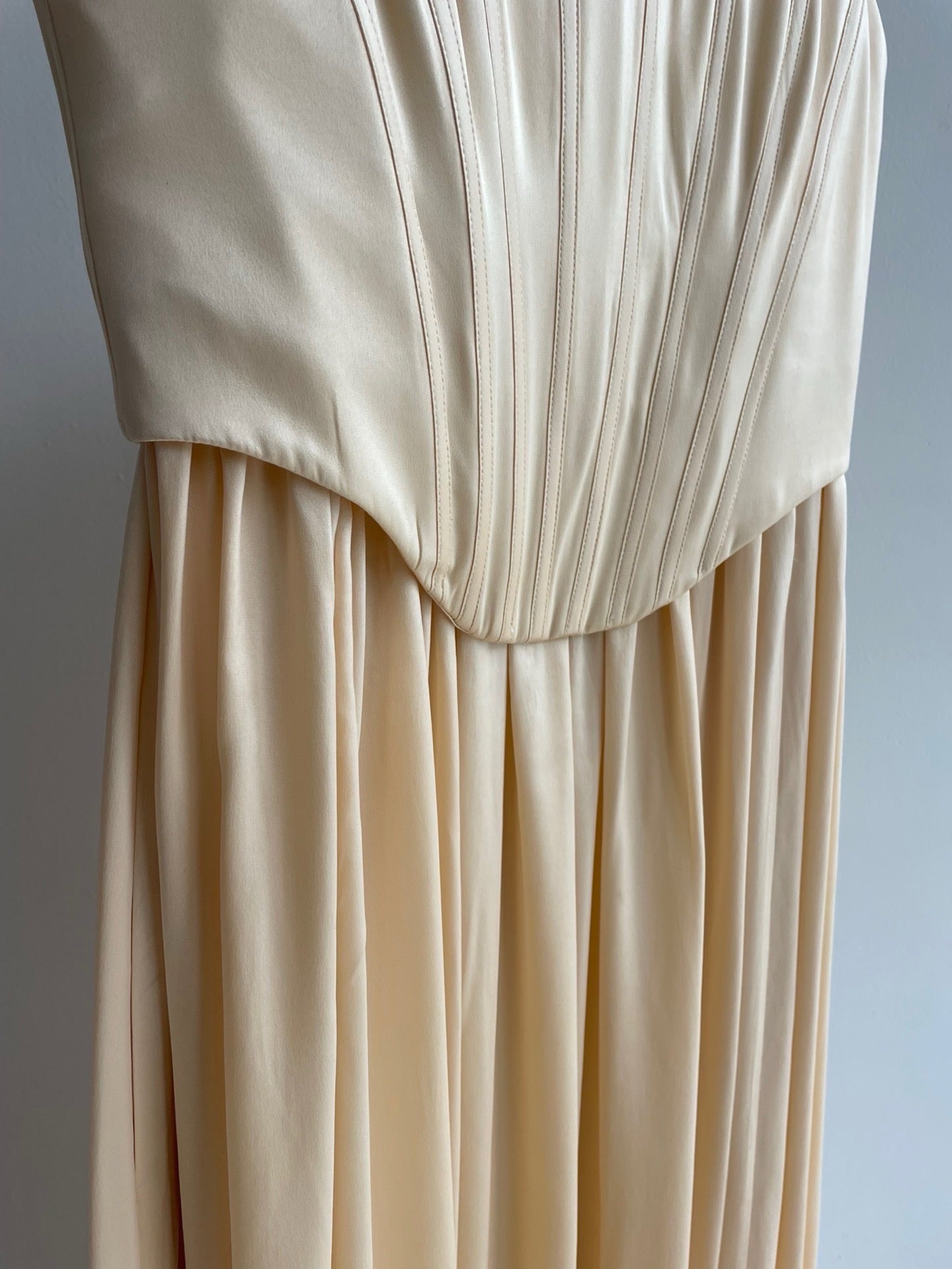 Zimmermann Corset Silk Midi Dress, Size AU 2