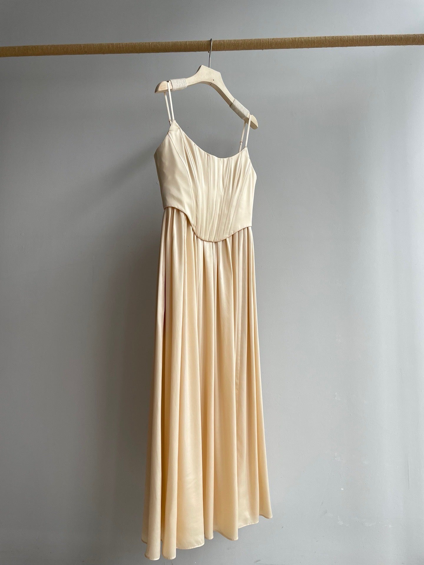 Zimmermann Corset Silk Midi Dress, Size AU 2