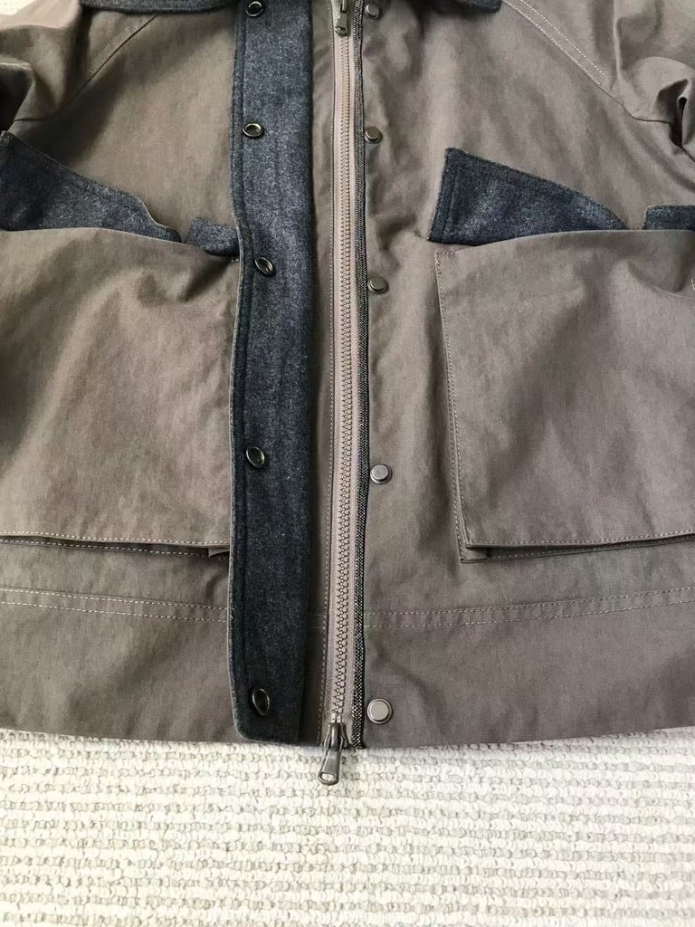 Brunello Cucinelli Women Funnel Neck Jacket, Size 36/38/40