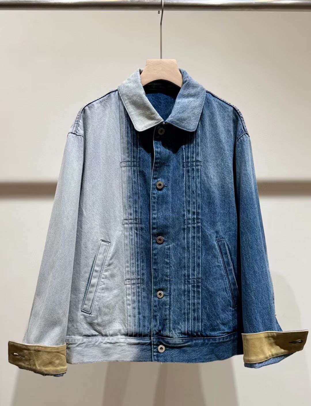 Loewe Degrade Denim Tucker Jacket, Size 44/46/48/50/52