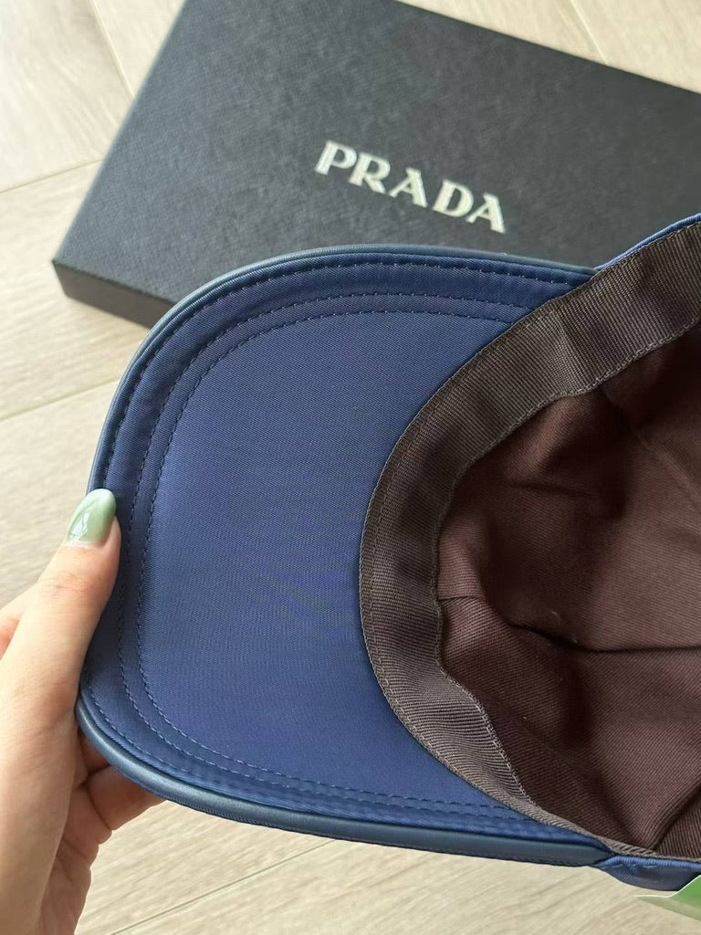 Prada Re-Nylon Baseball Cap, Size M