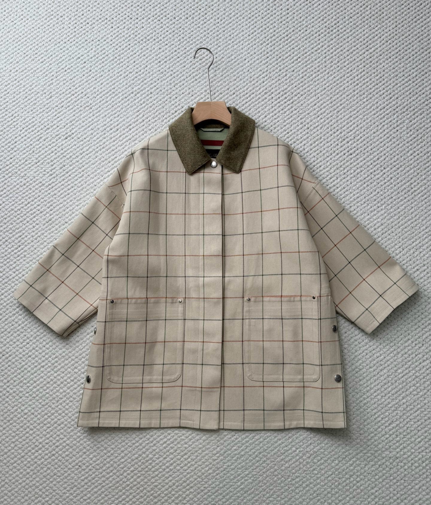 Loro Piana Spencer Linen Trench Coat, Size 36/38/40/42