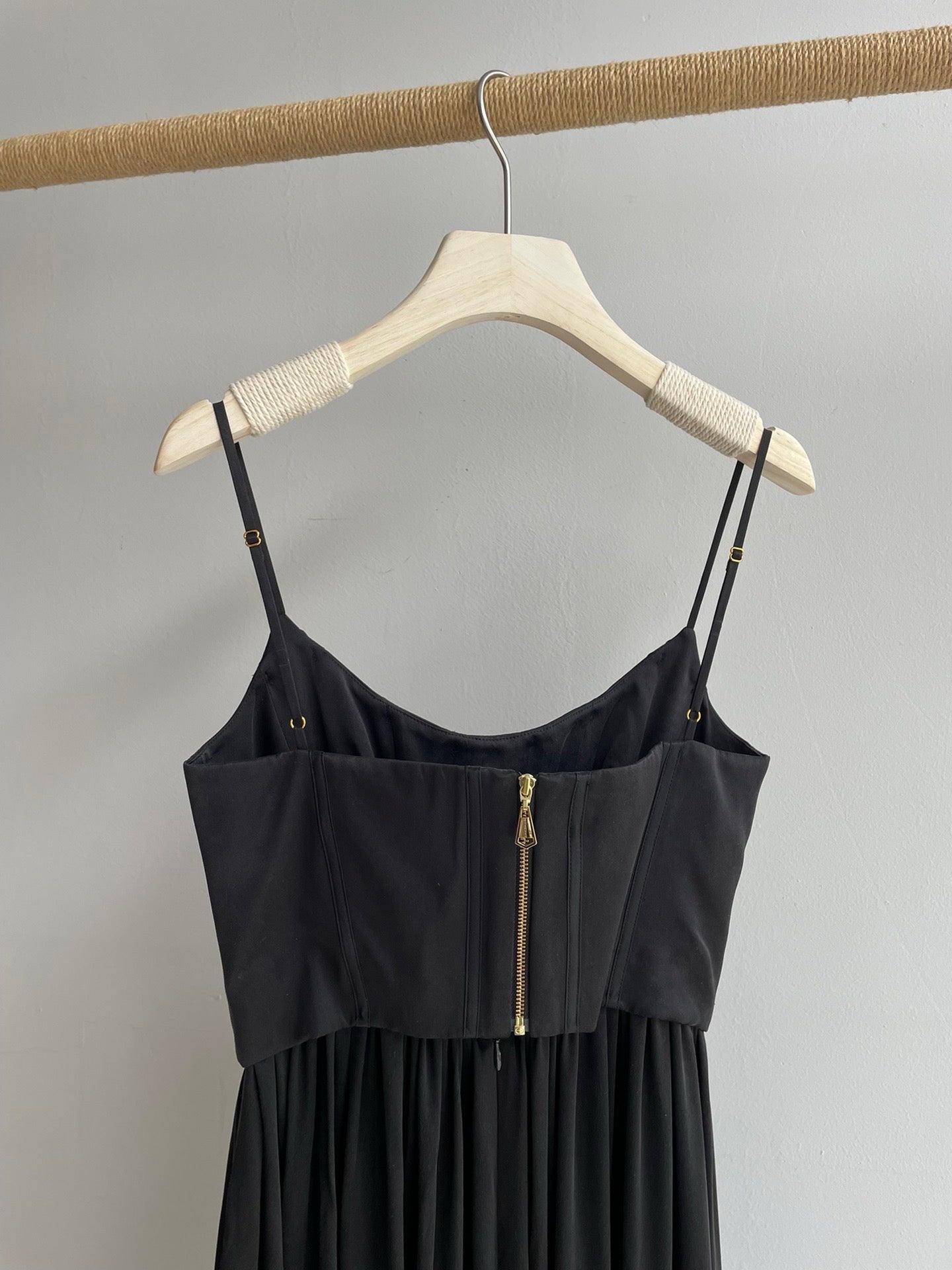 Zimmermann Corset Silk Midi Dress, Size AU 2