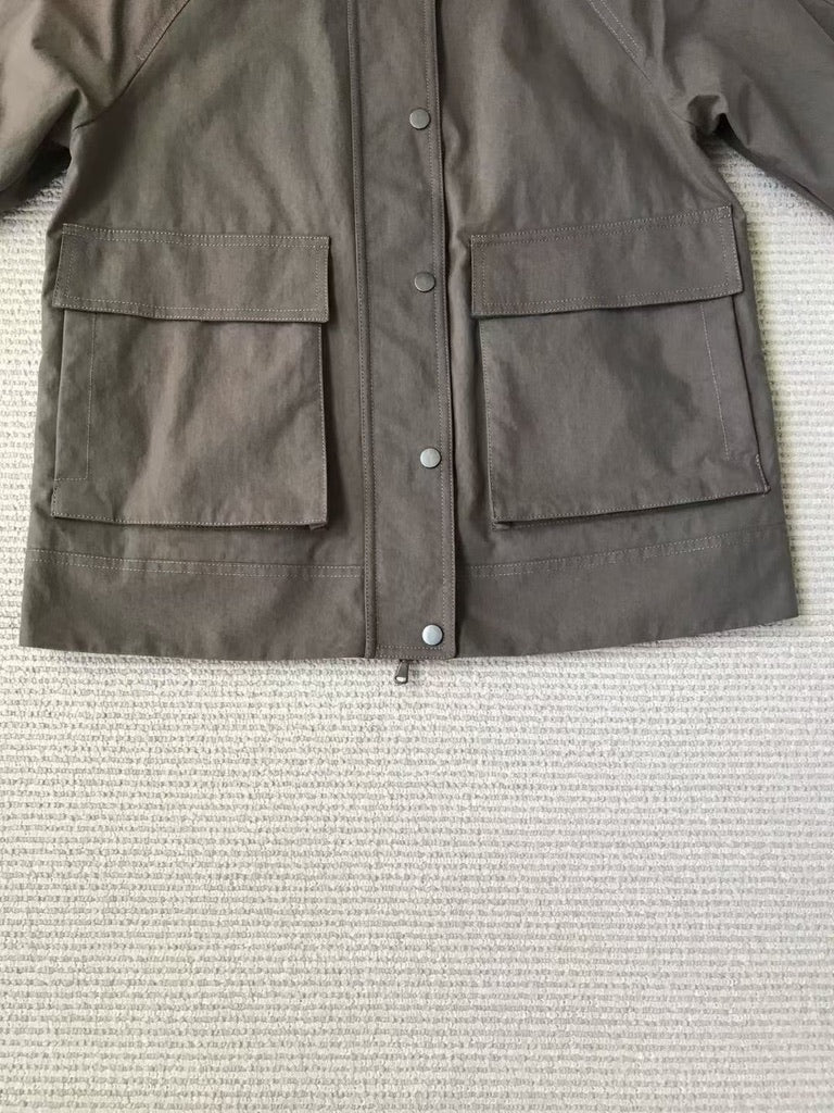 Brunello Cucinelli Women Funnel Neck Jacket, Size 36/38/40
