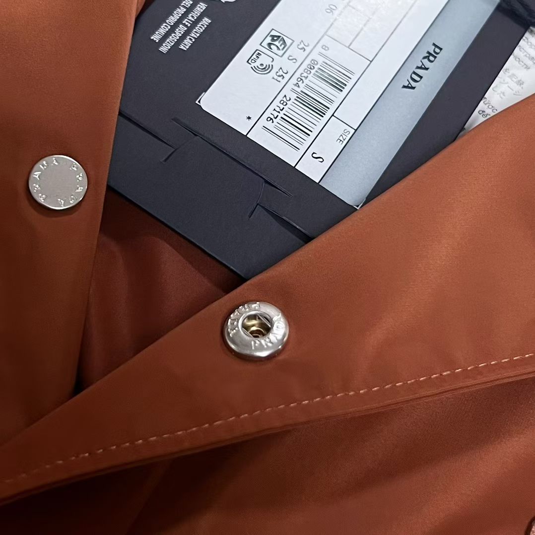 Prada Re-Nylon Jacket in Black/Green/Red, Size S/M/L/XL/XXL