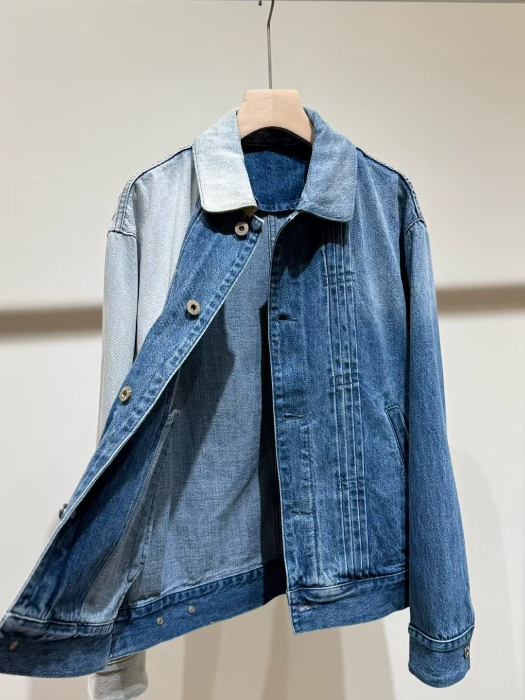 Loewe Degrade Denim Tucker Jacket, Size 44/46/48/50/52