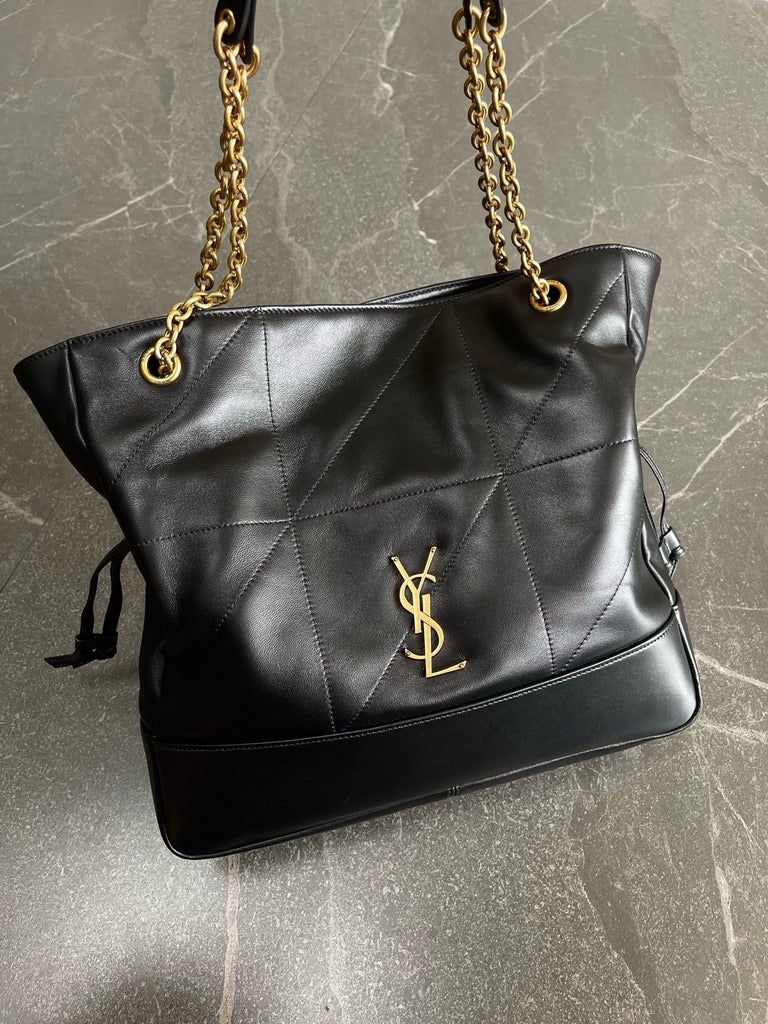 Saint Laurent Jamie Shopping Medium Size Quilted Leather Shoulder Bag