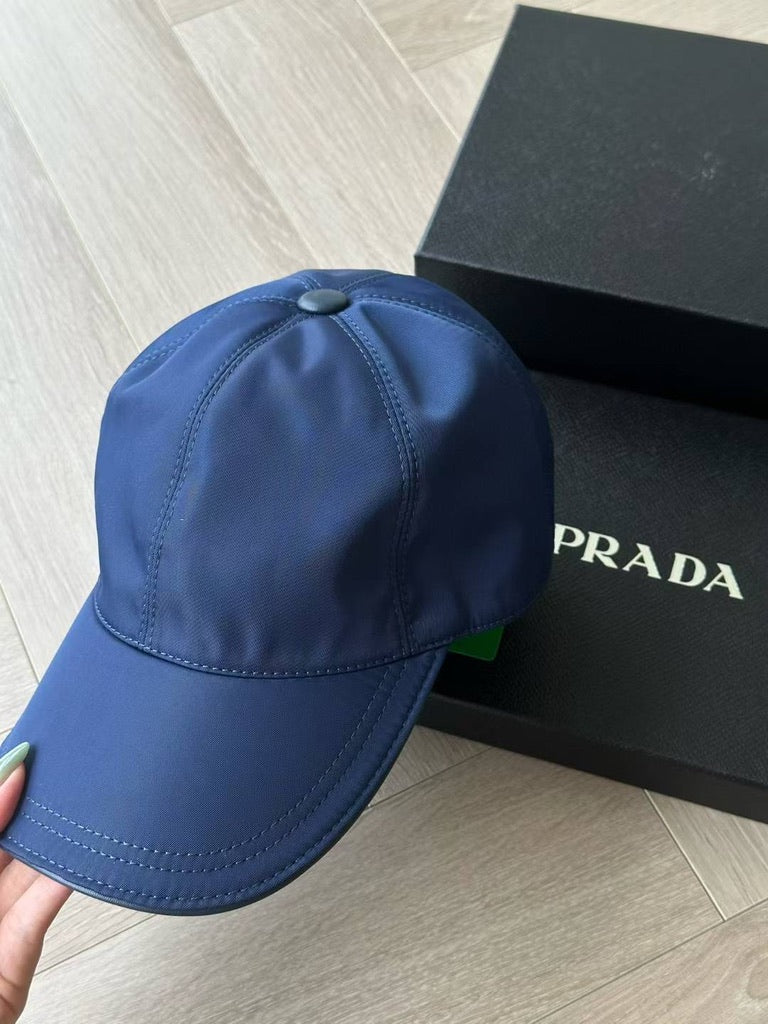 Prada Re-Nylon Baseball Cap, Size M