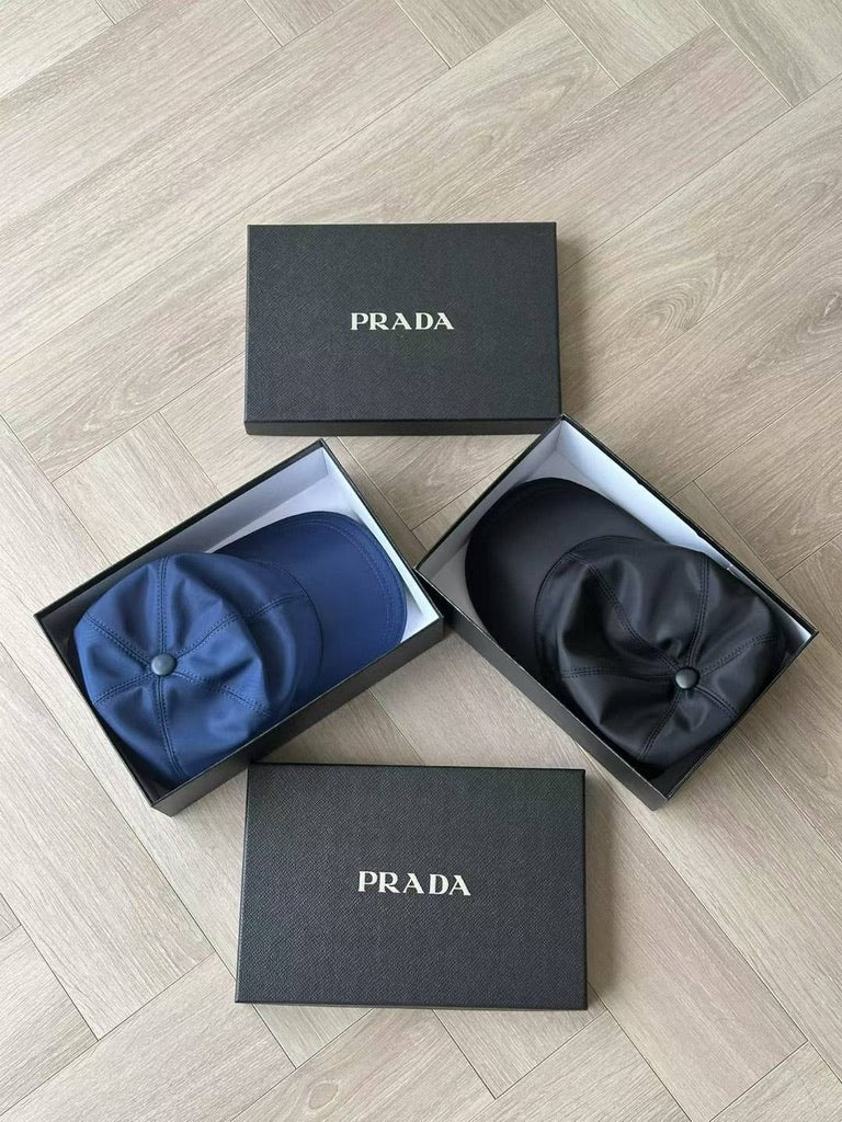 Prada Re-Nylon Baseball Cap, Size M