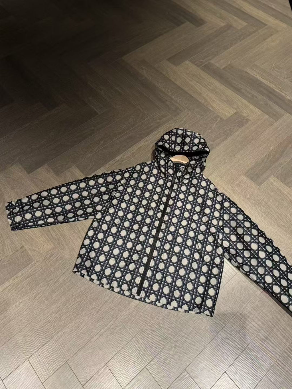 Dior
Macrocannage Waterproof Hooded Jacket, Size S/M/L