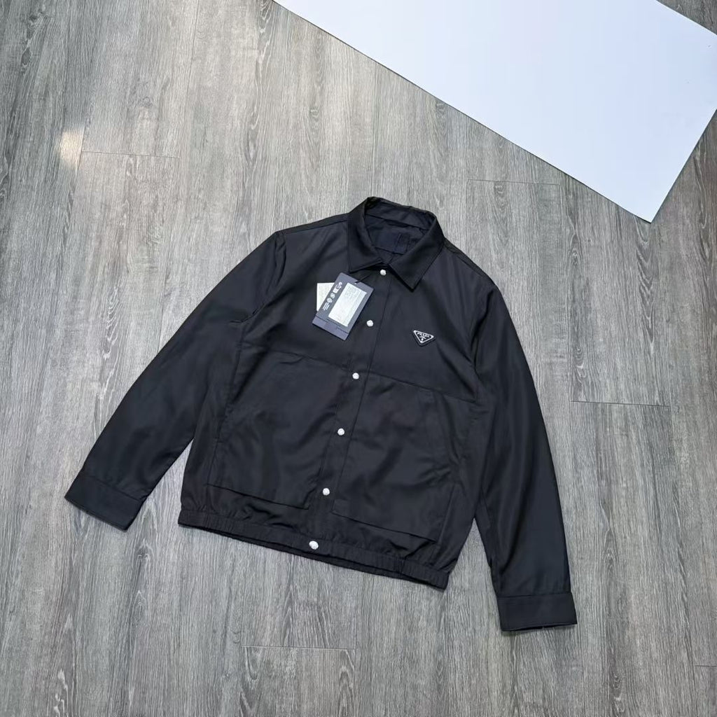 Prada Re-Nylon Jacket in Black/Green/Red, Size S/M/L/XL/XXL