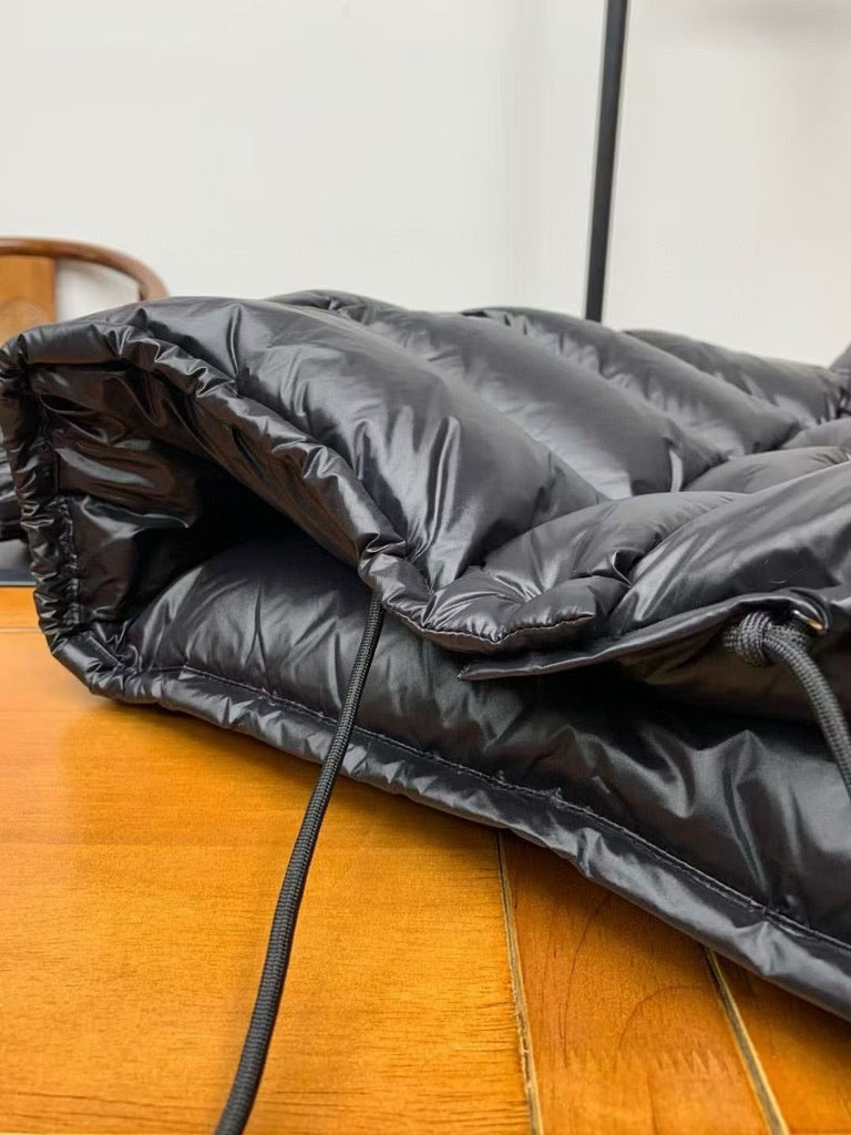 Prada Re-Nylon Convertible Down Jacket, Size 36/38/40/42