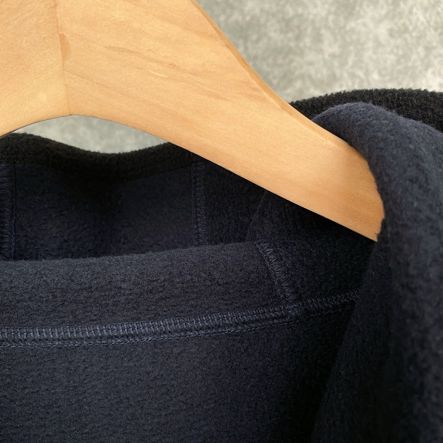 Miu Miu Cotton Fleece Zipper Hoodie in Navy, Size XS/S/M